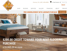 Tablet Screenshot of pantershomedesignandflooring.com